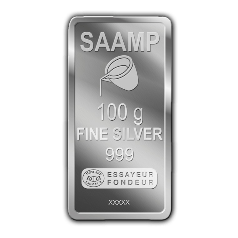 lingot-argent-saamp-100g-recto-comptoir-achat-or-et-argent-nantes