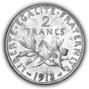 piece-argent-2-Francs-Semeuse-1913-revers