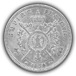 piece-argent-5-Francs-Napoleon-III-1870-revers-comptoir-achat-or-et-argent-nantes